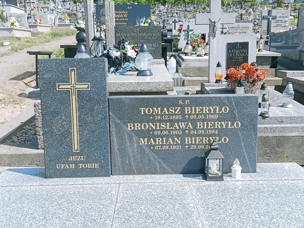 Maria BIERYŁO 1940 Czudec - Grobonet - Wyszukiwarka osób pochowanych