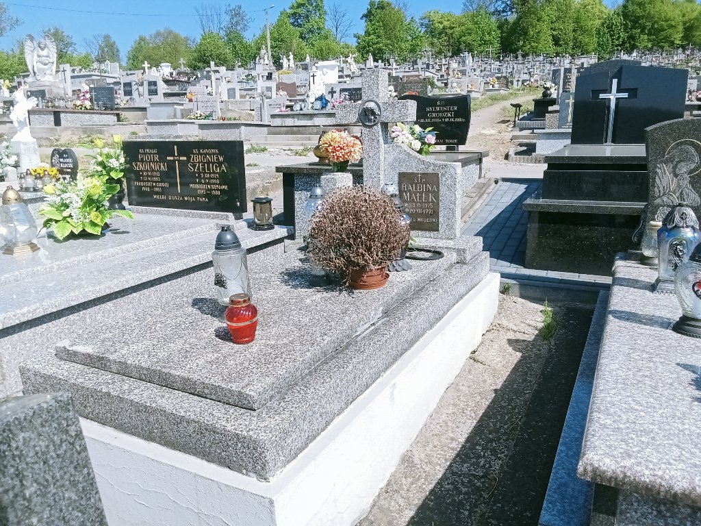 Grób Balbina Małek